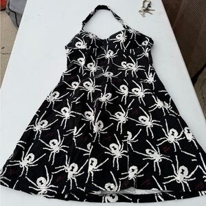 Betsey Johnson Black and White Spider Dress